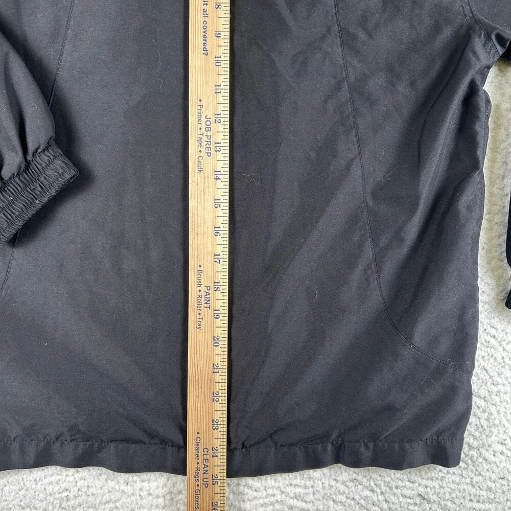 Jordan Jacket Youth Large Black Hooded Windbreaker Red Gold Jumpman Basketball